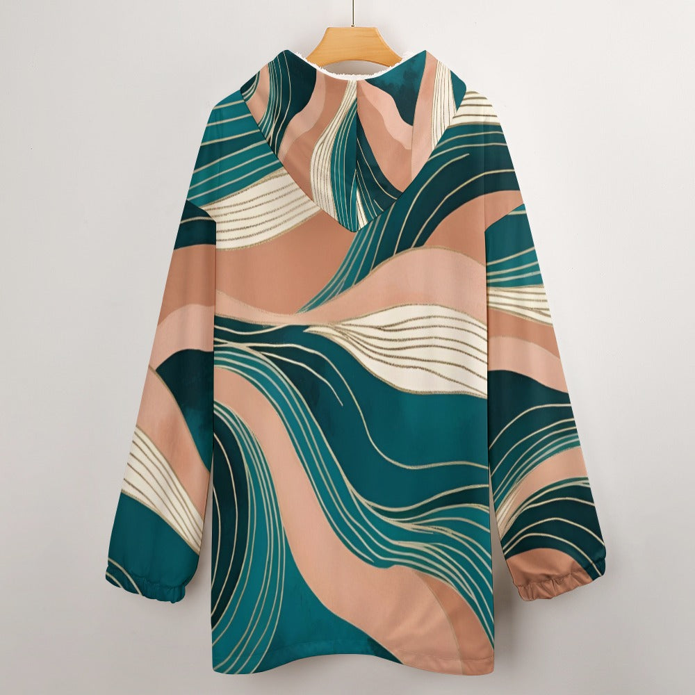 Women's Adult Hooded Blanket Shirt