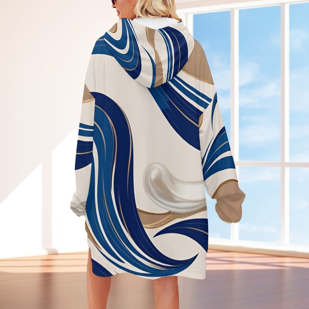 Women's Adult Hooded Blanket Shirt