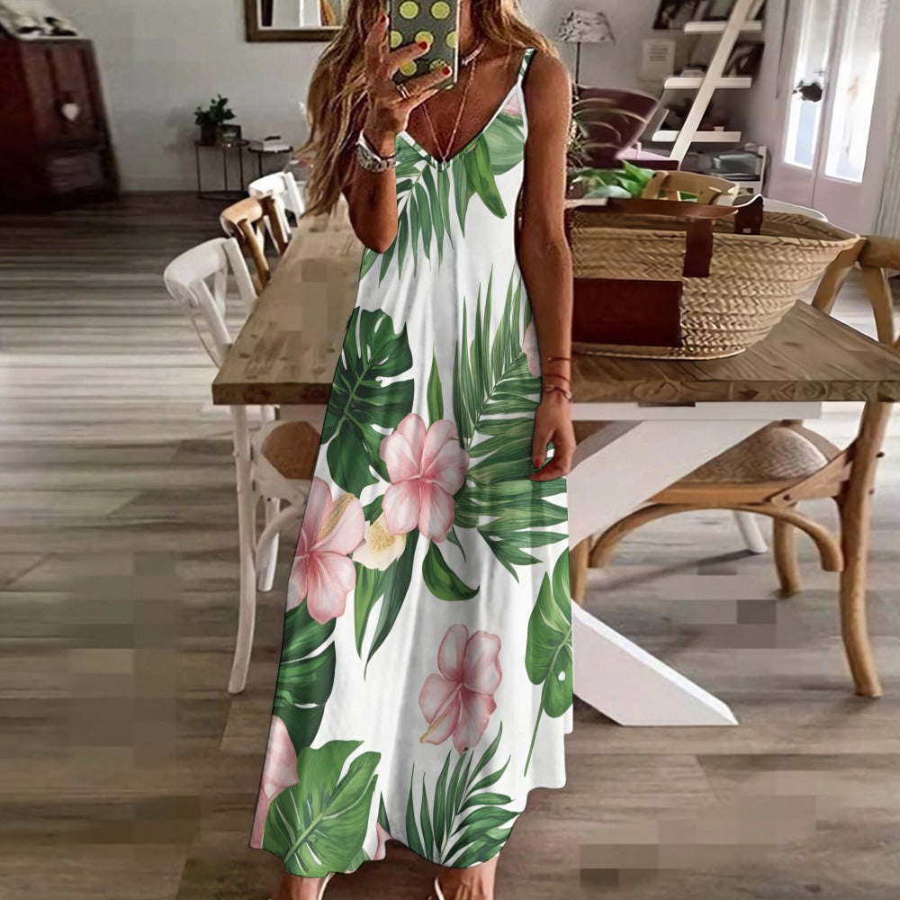 Sling Ankle Long Dress