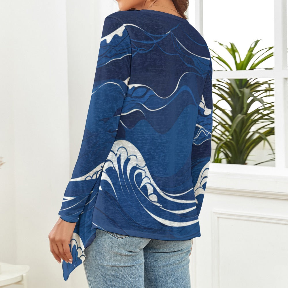 Women's knitted cardigan
