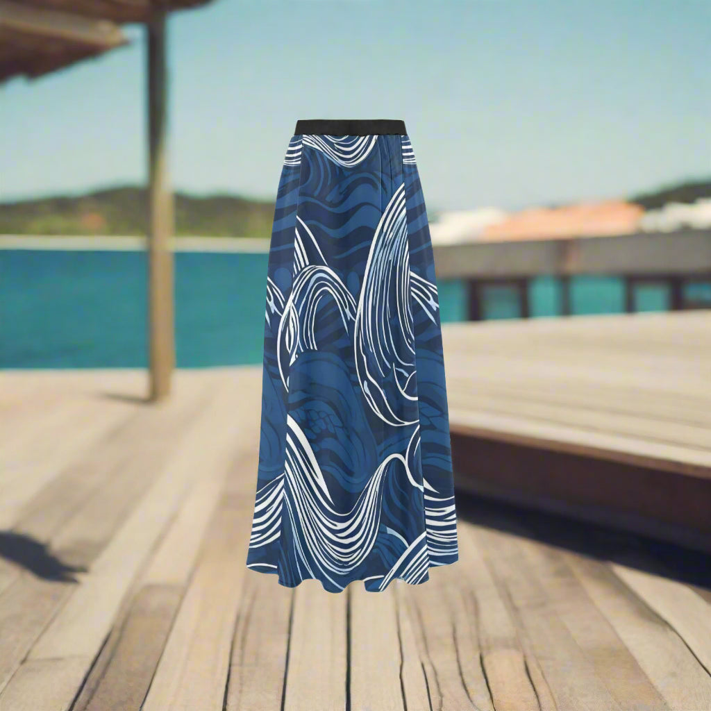 Women's High Slit Long Beach Dress (S40)