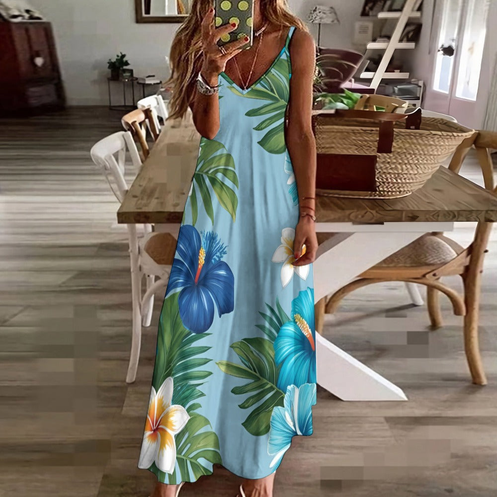 Sling Ankle Long Dress