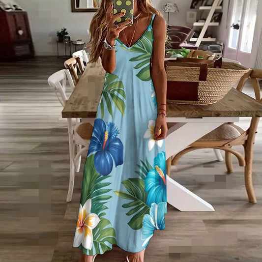 Sling Ankle Long Dress