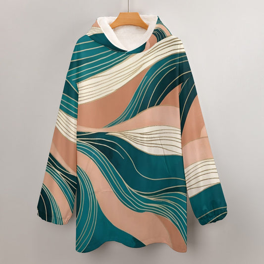 Women's Adult Hooded Blanket Shirt