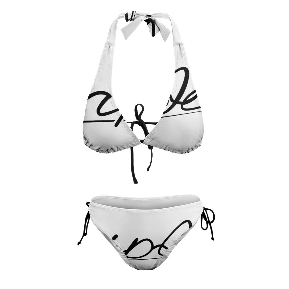 Ladies Sexy V-Neck Bikini Swimsuit