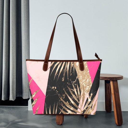 Shoulder Tote Bag (Model 1646) red