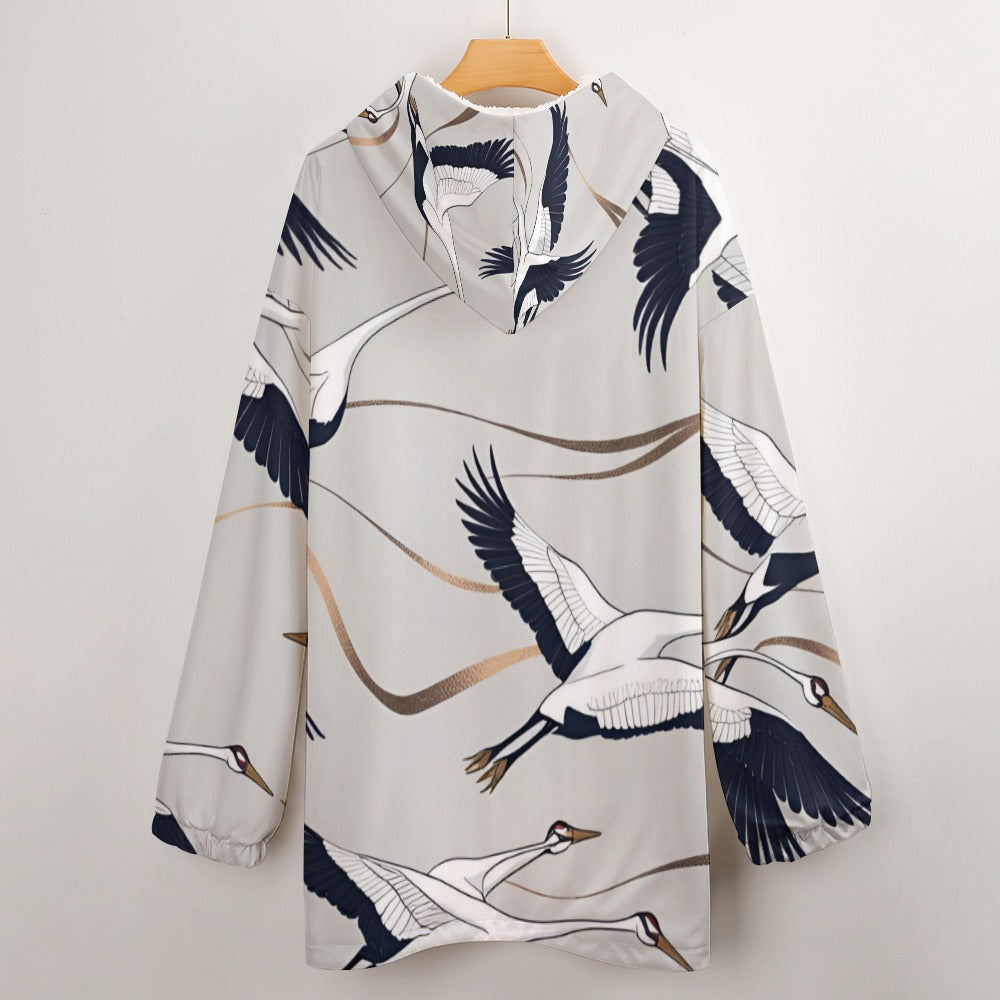 Women's Adult Hooded Blanket Shirt