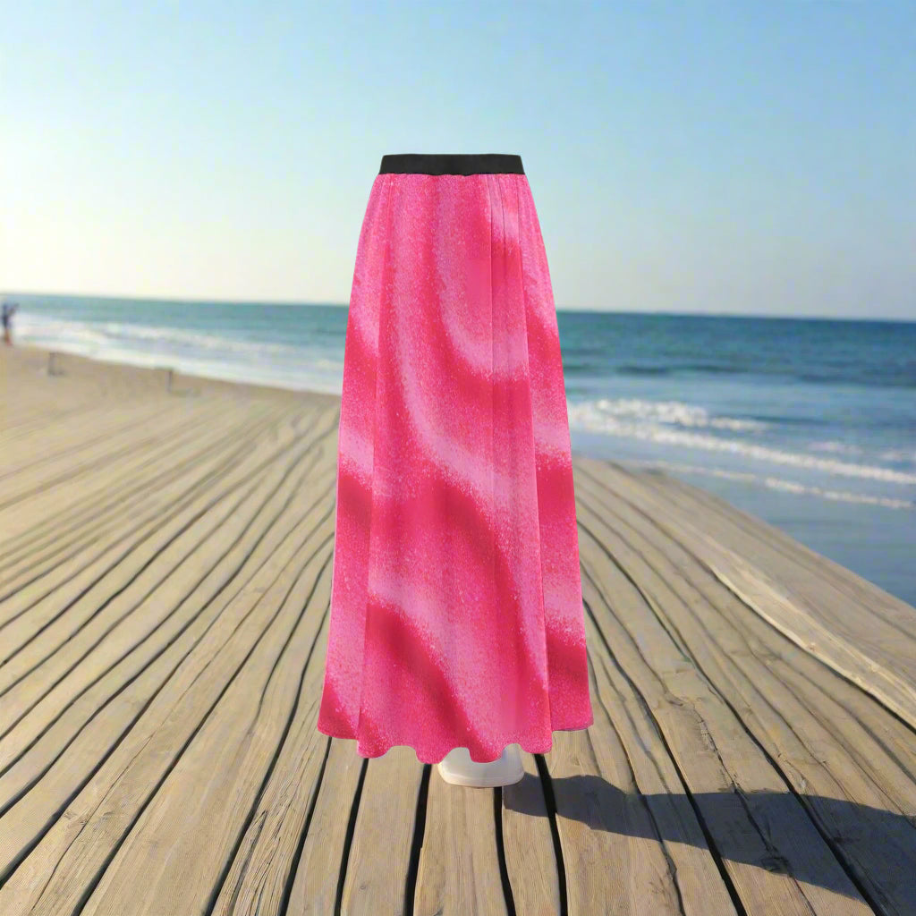 Women's High Slit Long Beach Dress (S40)