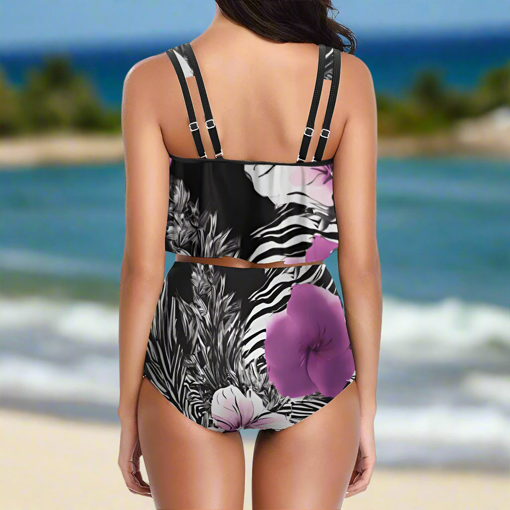 Comfortable Stretchy Ladies Bikini Swimsuit