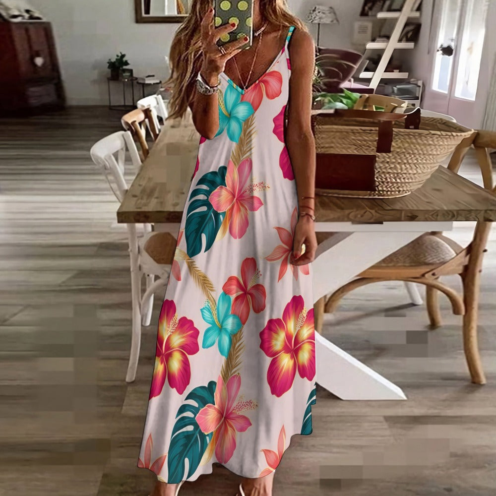 Sling Ankle Long Dress