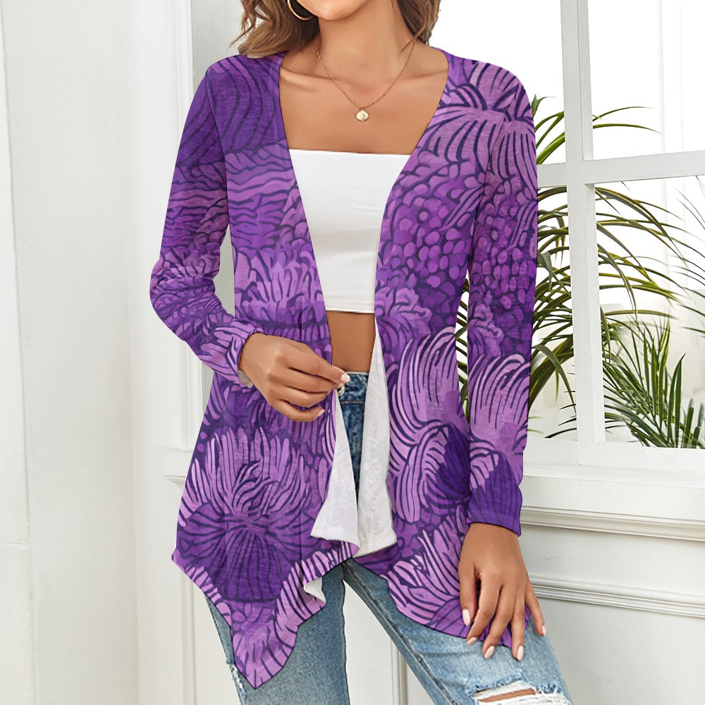 Women's knitted cardigan