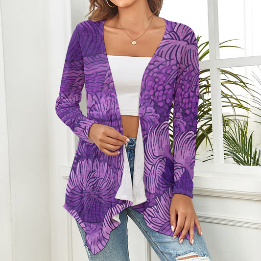 Women's knitted cardigan