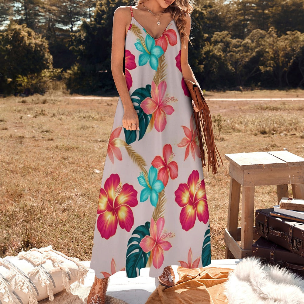 Sling Ankle Long Dress