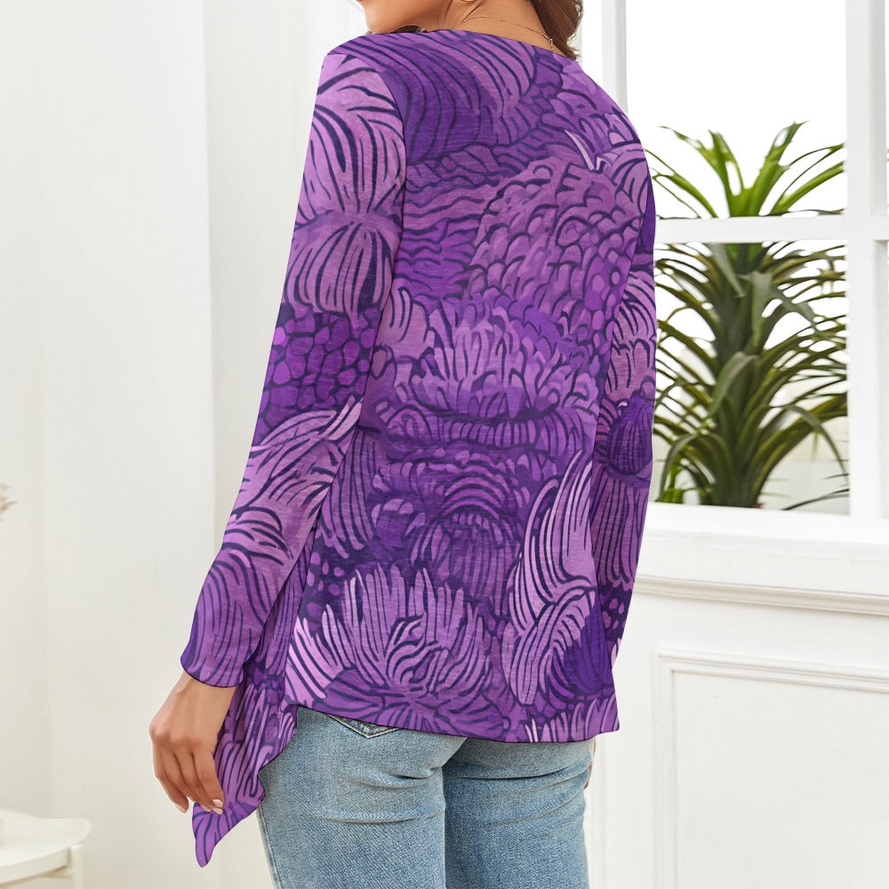 Women's knitted cardigan